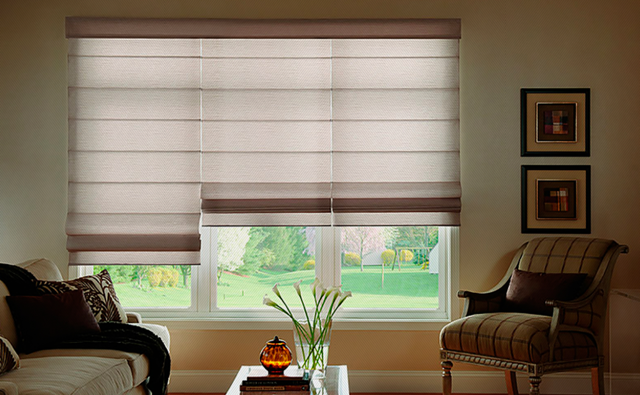 Persiana Romana Arte Papel Decor Santos