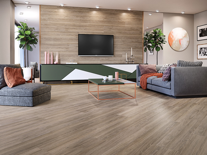 Piso Laminado Carvalho Canela