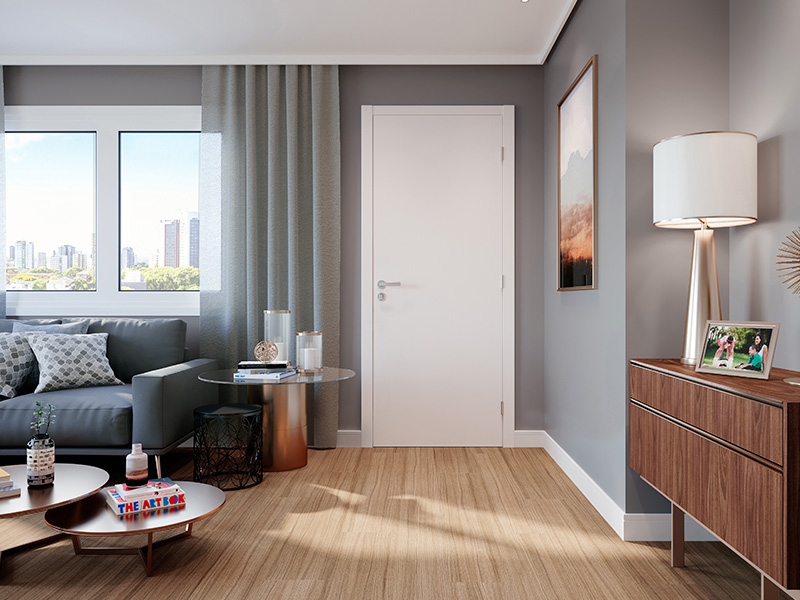 Piso laminado Nogueira Natural