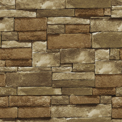 Papel De Parede Pedras e Madeiras NF8E130