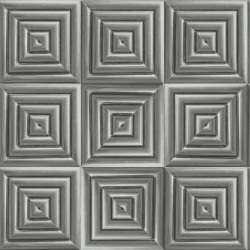 Papel de parede, geométrico, prata e preto