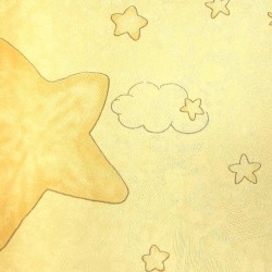 Papel de parede, infantil, luas e estrelas