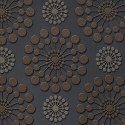 Papel de parede, 3D geométrico, bege, cinza e marrom