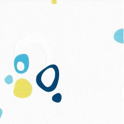 Papel de parede, geométrico, azul, branco e verde