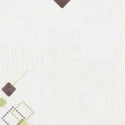 Papel de Parede, geométrico, bege, verde e marrom
