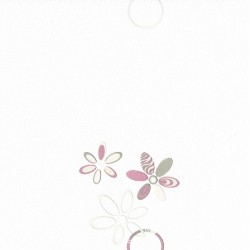 Papel de parede, floral, bege, cinza e rosa