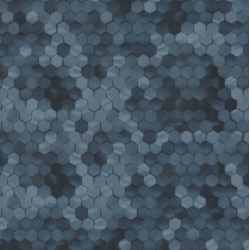 Papel de parede, geométrico, hexágono, azul