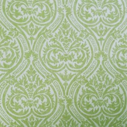 Papel de parede, arabesco, branco e verde com brilho
