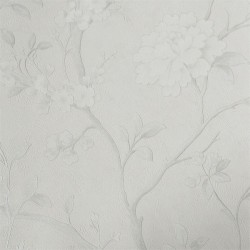 Papel de parede, floral, cinza