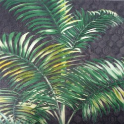 Papel de parede, folhagem, verde e fundo preto