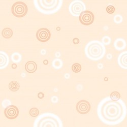 Papel de parede decorado infantil, círculos, bege.