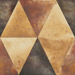 Papel de parede, geométrico, triângulos, marrom metalizado