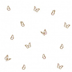Papel de parede, infantil, borboletas, com fundo branco