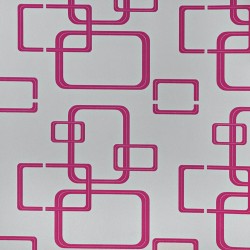 Papel de parede, geométrico, bege e rosa