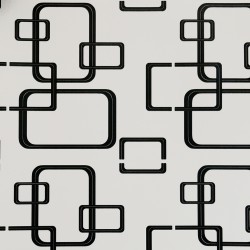 Papel de parede, geométrico, bege e preto