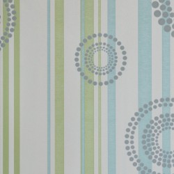 Papel de parede, geométrico e listras, cinza, azul e verde