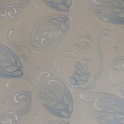 Papel de parede, folhagem, azul e bege