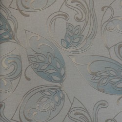 Papel de parede, folhagem, bege e azul 