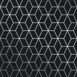 Papel de parede, geométrico, cinza e prata