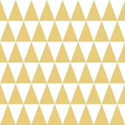 Papel de parede, geométrico, triângulos, amarelo e branco