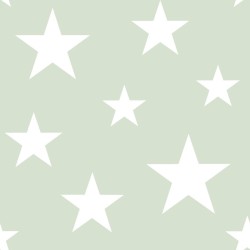 Papel de parede, estrelas, branco com fundo verde
