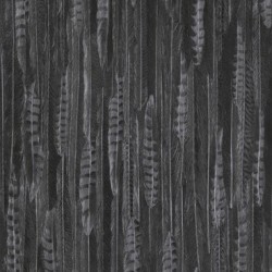 Papel de parede, animal print, penas, preto