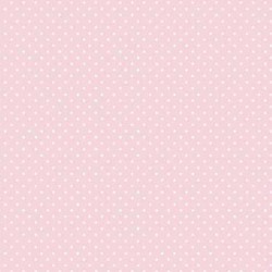 Papel de parede, poá branco com fundo rosa