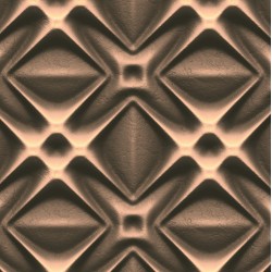 Papel de parede, 3D geométrico, marrom