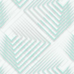 Papel de parede, 3D geométrico, cinza e azul