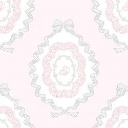 Papel de parede, decorado, infantil, arabesco.