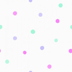 Papel de parede, infantil, poa, roxo, rosa e azul