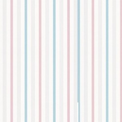 Papel de parede, listras, branco, azul e rosa