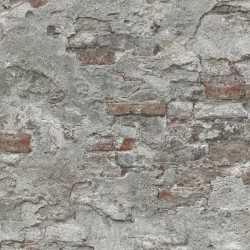Papel de parede, rústico, tijolos cinza