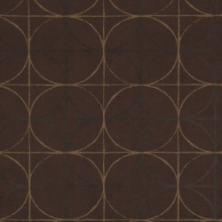 Papel de parede, geométrico, circulos, marrom