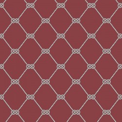 Papel de parede, nós de marinheiro branco com fundo vermelho