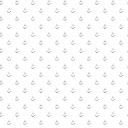 Papel de parede, âncoras cinza com fundo branco