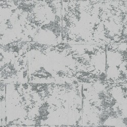 Papel de parede, textura imitando tijolo, cinza