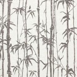 Papel de parede, folhagem, bamboo, marrom e bege