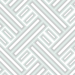 Papel de parede, geométrico, branco, prata e verde