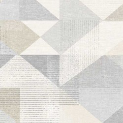 Papel de parede, geométrico, bege e cinza